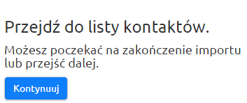 Przejdź do listy kontaktów w LiveSpace CRM
