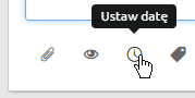 Ustaw date w LiveSpace CRM