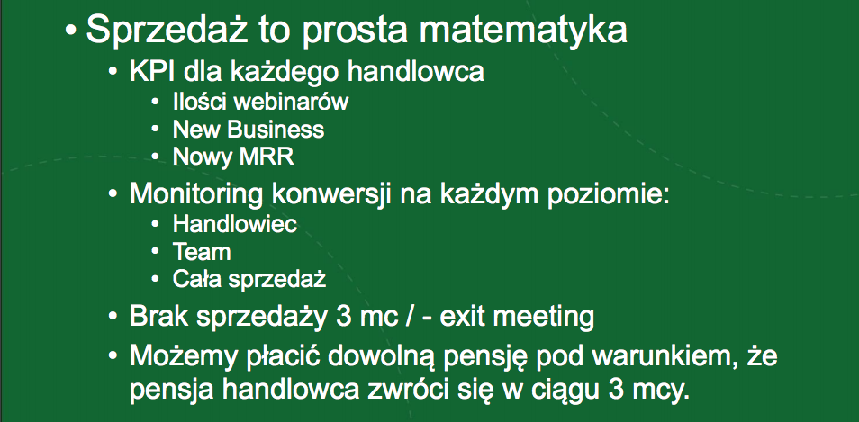 Sprzedaż to prosta matematyka