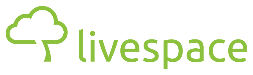 Logo Livespace - poziome / zielone