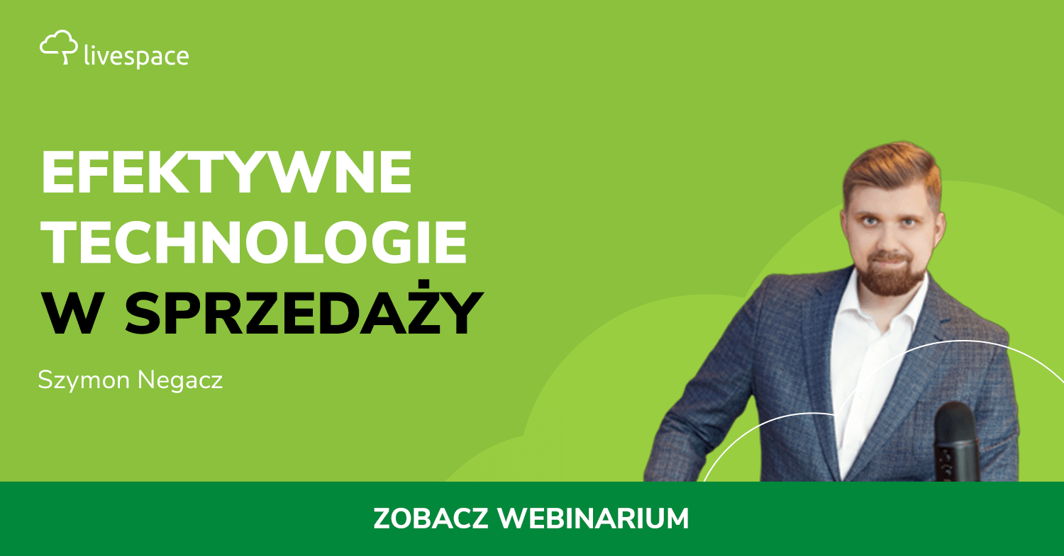 Webinar: Efektywne technologie w sprzedaży