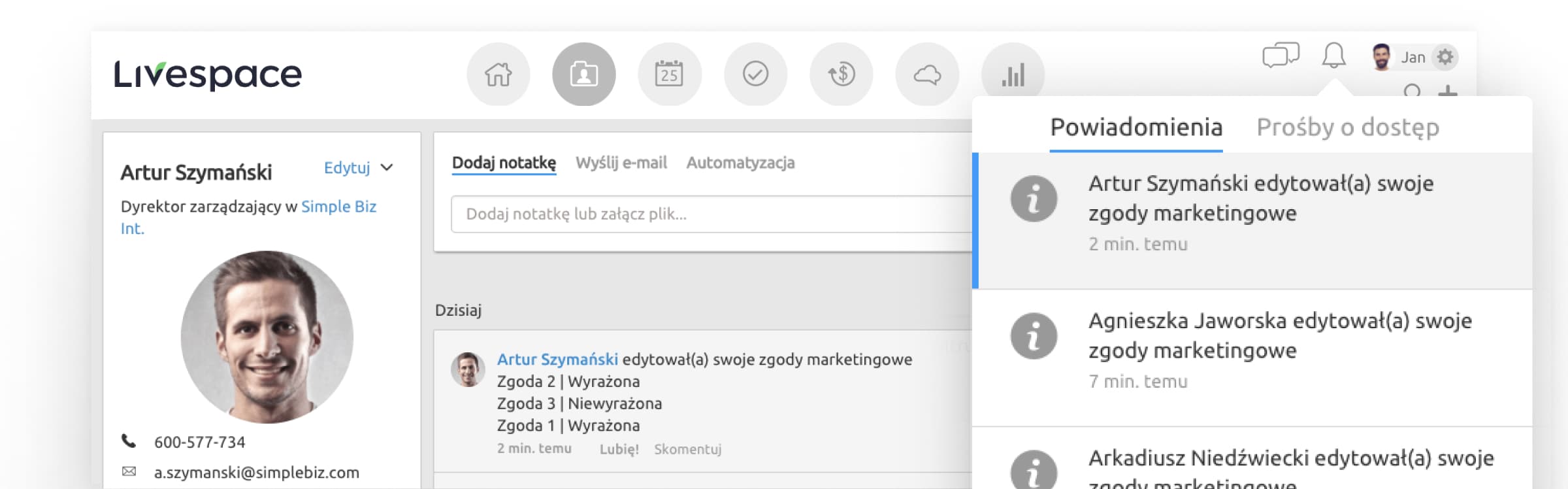 Zgody marketingowe w systemie CRM zgodnym z RODO