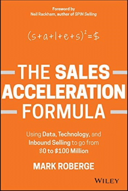 Okładka książki The Sales Acceleration Formula, autor Mark Roberge, wydawnictwo Wiley