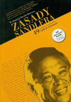Okładka książki Zasady Sandlera - 49 ponadczasowych zasad sprzedaży, David Mattson