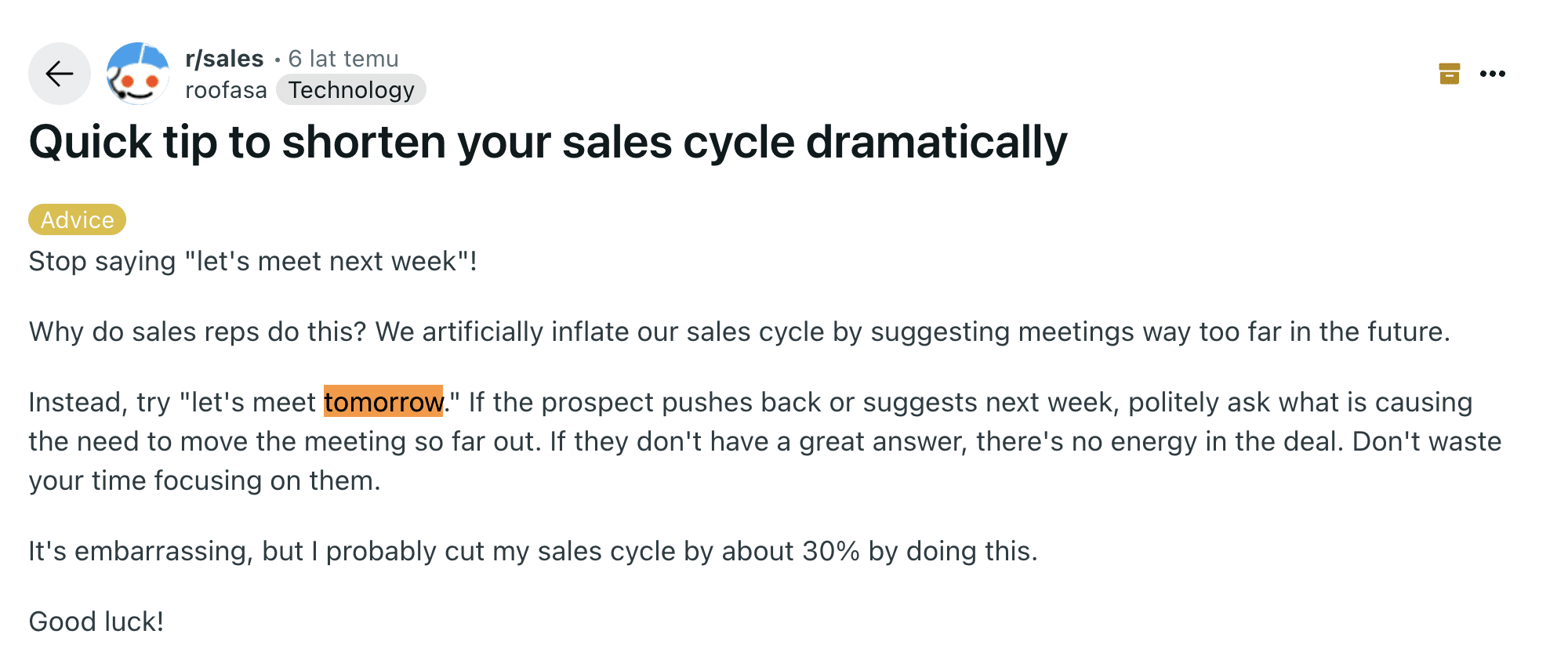 how to accelerate sales cycle; creating a sense of urgency to test sales readiness